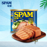 世棒（SPAM）午餐肉火腿罐头烧烤火锅食材方便菜早餐方便食材手抓饼搭档 经典口味340g