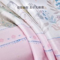 罗莱儿童(luolaikids)A类凉感透气可机洗冰皮席双人凉席三件套1.5米床150*200