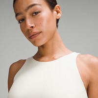 lululemon丨Align™ 女士高领口罗纹运动背心 速干 芯吸 LW1EBWS 骨白 L /10