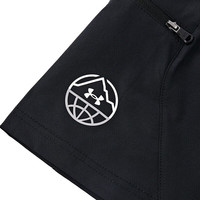 安德玛（Under Armour）儿童户外吸湿速干短裤子男童徒步越野速干短裤242123350 黑色 130