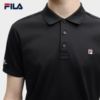 FILA 斐乐官方男装短袖POLO衫2025夏季新款翻领休闲简约针织上衣