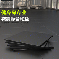 力诺 健身房专用橡胶地垫防震隔音运动地胶减震地板哑铃力量区拼接垫子