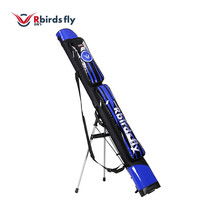 任鸟飞 Rbirdsfly） 渔具包 1.25米防水鱼竿包双层钓鱼包鱼具包杆包鱼包 带支架 RBF003 蓝色