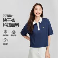 【宽松舒适版】25年夏运动polo衫短袖女女式polo衫