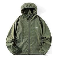 吉普盾 男士防晒衣 透气薄款连帽防晒服