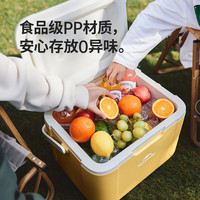 挪客户外 鲸鱼PU保温箱冷藏保热户外露营家用摆摊便携箱大容量 果绿