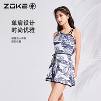 洲克连体泳衣女士旗袍国风温泉连体裙新中式保守式泳装显瘦游泳衣