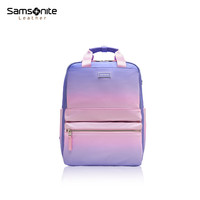 新秀丽(Samsonite)时尚潮流女包大容量女书包双肩包背包NO0 粉紫渐变