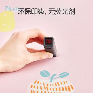 罗莱儿童 果夏缤纷 A类 冰丝席凉席 单人 两件套 粉色 120*200【可水洗】 【条席款】果夏缤纷