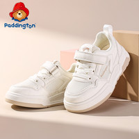 帕丁顿熊儿童小白鞋春秋透气男童运动鞋女童板鞋小活动表演鞋 白色-网面 28码