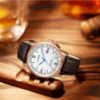 CITIZEN 西铁城 超级空中之鹰系列 43毫米光动能腕表 CB0152-16A