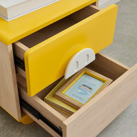 全友(QUANU)现代简约卧室床头储物柜 121320-2少儿床头柜A*1