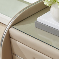 全友(QUANU)现代简约卧室床头储物柜 105052单床头柜*1