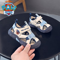 汪汪队立大功2025年春夏幼儿园男童鞋子包头凉鞋轻便透气小童 蓝色阿奇 27码