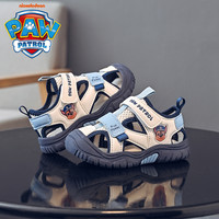 汪汪队立大功2025年春夏幼儿园男童鞋子包头凉鞋轻便透气小童 蓝色阿奇 23码