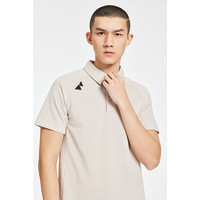 七匹狼【凉爽透气】短袖T恤男装夏季户外运动轻薄POLO衣服 807(象牙白) 4XL 195/112A