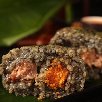 黔甲贞品 贞丰粽子贵州特产新鲜蛋黄板栗肉粽 农家排骨早餐端午超大灰粽粑 小鲜肉粽 散装 10个x150克