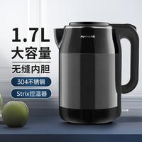 九阳 K17-F67 电热水壶 1.7L 亮黑色