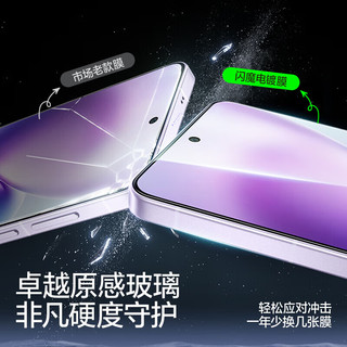  SMARTDEVIL/闪魔 超声波解锁 手机钢化膜+贴膜