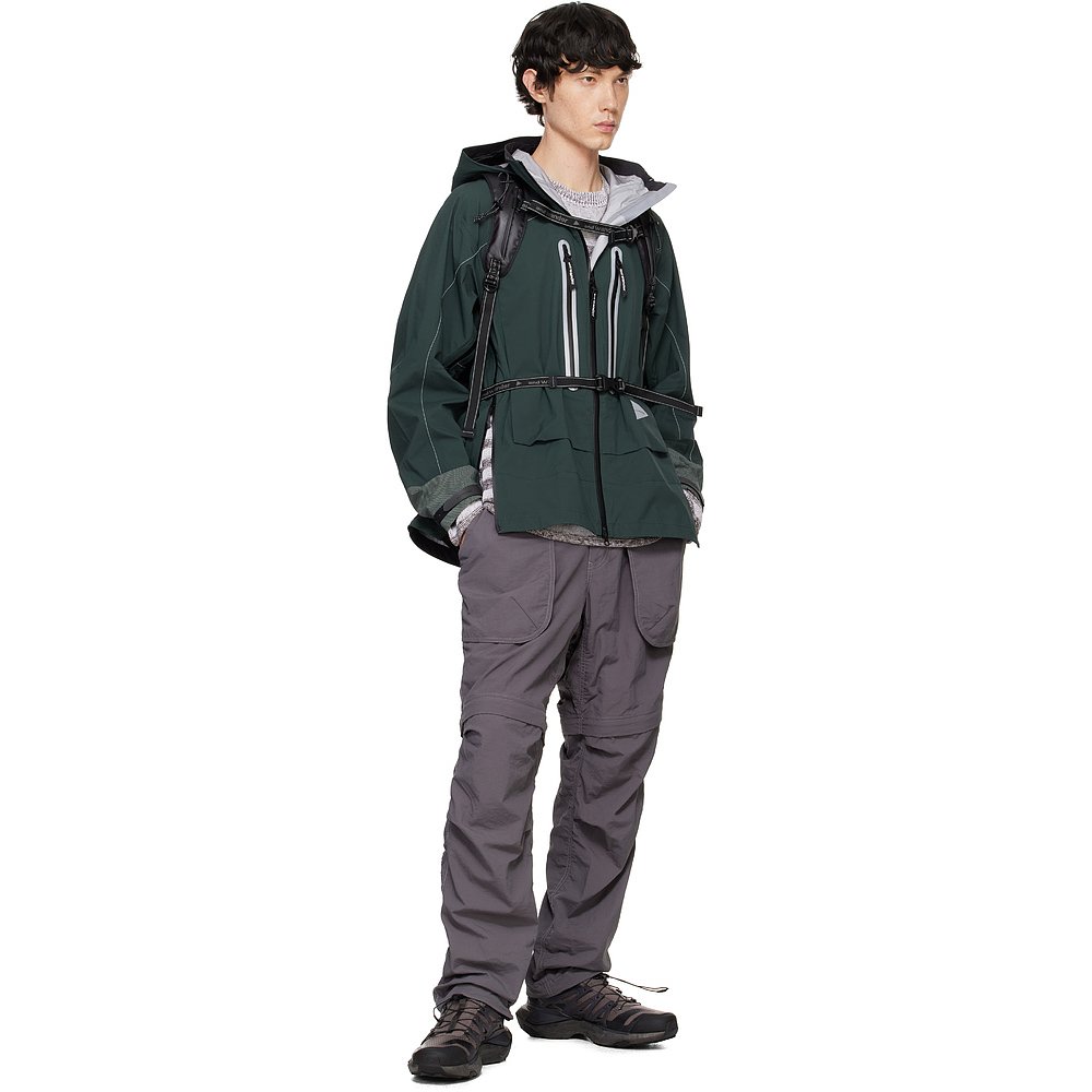And Wander 男士 绿色 Pertex Shield Rain 夹克 5744211
