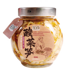 宝食 酸菜笋318g 微辣腌菜咸菜酱菜竹笋方便食品即食拌面下饭菜特产 酸菜笋微辣味