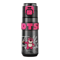 迪士尼儿童水杯带吸管杯耐高温男女孩小学生上学专用双饮杯便携防摔水壶