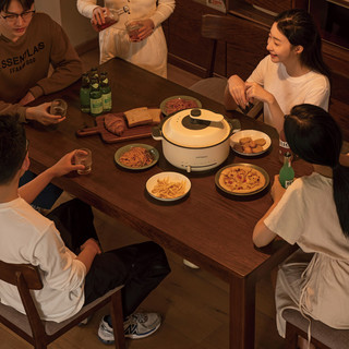源氏木语实木餐桌家用小户型橡木饭桌北欧餐桌椅组合餐厅家具桌子 胡桃色餐桌1300*800*760mm