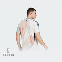 adidas西班牙队球迷版客场足球短袖球衣男夏季阿迪达斯JF2648 粉白     4XL