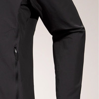 ARC‘TERYX始祖鸟 GAMMA LIGHTWEIGHT HOODY 户外防风软壳夹克男 黑色Black XS