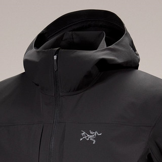 ARC‘TERYX始祖鸟 GAMMA LIGHTWEIGHT HOODY 户外防风软壳夹克男 黑色Black XS