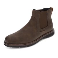 DOCKERS 男式 Ettrick Chelsea 靴子, 深棕色