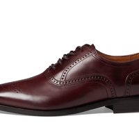 Allen Edmonds 男性 Siena Brogue Wingtip Oxford 系带鞋 5699 牛津鞋 柔软舒适 Burgundy Red Leather 尺码8
