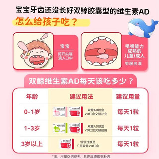  维生素AD滴剂 一岁以上下 防治佝偻病夜盲症用于防治维生素A及D缺乏症ad滴剂维生素 1盒一岁以下48粒装