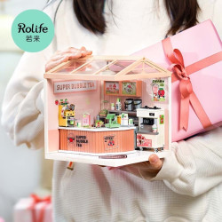 若来 超级世界diy小屋 六宫格拼装【家居商业混搭】