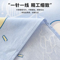 卡通夏季床单单件纯棉100全棉被单枕套三件套宿舍床垫单人床