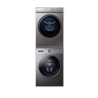 国家补贴：海尔 Haier 超薄全嵌洗烘套装 10KG滚筒洗衣机+热泵烘干机  EG100MATE55+36S