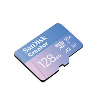 闪迪 Sandisk  创作者 TF(MicroSD)存储卡A2 V30 U3高清高速适用大疆pocket3无人机GoPro HERO13内存卡运动相机 128G闪迪 Sandisk  创作者高速