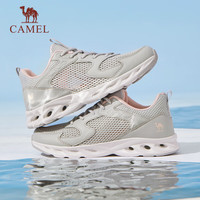 骆驼（CAMEL）网面运动鞋女透气耐磨休闲健步鞋子 K24B60L8016 灰/粉 39 【女】8016，灰/粉