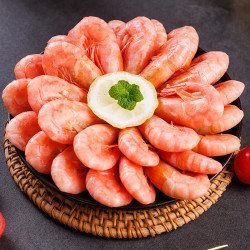 美加佳 大号头籽北极甜虾 净重1.5kg（规格80/100 头籽率80%）礼盒装