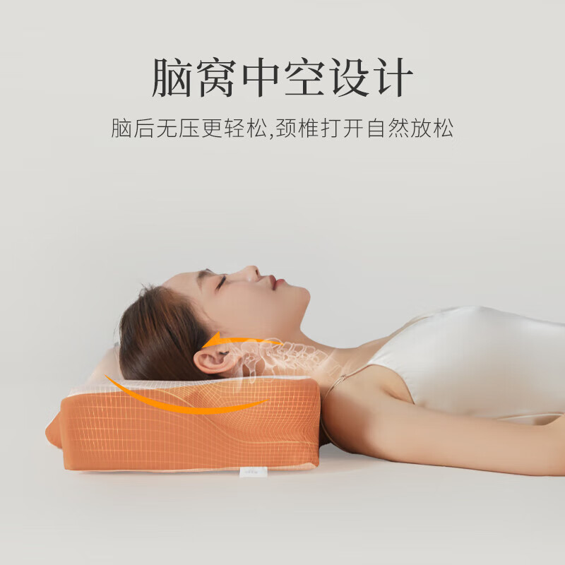 睡眠博士枕头慢回弹记忆枕深睡眠护颈椎枕全方位双向枕单人枕 凉感双向蝴蝶枕pro