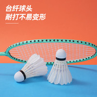 得力&安格耐特复合软木羽毛球成人攻速训练运动室内比赛羽球 12只装 12只 训练娱乐稳定款 1筒