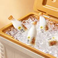 认养一头牛 高钙冷藏低温奶 200ml*6瓶 5月产 赠北海牧场酸奶100g*3