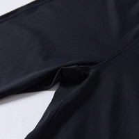 笛莎（DEESHA）童装儿童女童打底裤2025夏季中大童弹力舒适瑜伽喇叭裤 黑色 130