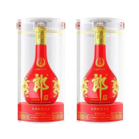 郎酒 红花郎 酱香型 红十五 53度 500mL 2瓶 装（送手提袋）