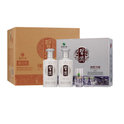 习酒 银质习酒 酱香型白酒 53度 500mL 6瓶 礼盒 整箱装