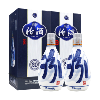 汾酒 青花20 53度 500mL 2瓶 龙年礼盒