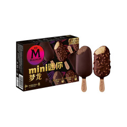 梦龙 MAGNUM 浓郁黑巧克力+松露巧克力冰淇淋 42g*3+43g*3