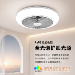 松下 Panasonic 风扇灯全光谱护眼36瓦LED照明IP40风扇灯 HHLZ2001