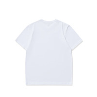 鸿星尔克短袖男夏季户外舒适休闲跑步清爽T恤半袖运动t恤五分袖 正白-2070 M