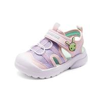 SKECHERS/斯凯奇 透气 女童凉鞋 粉红色/紫色 21